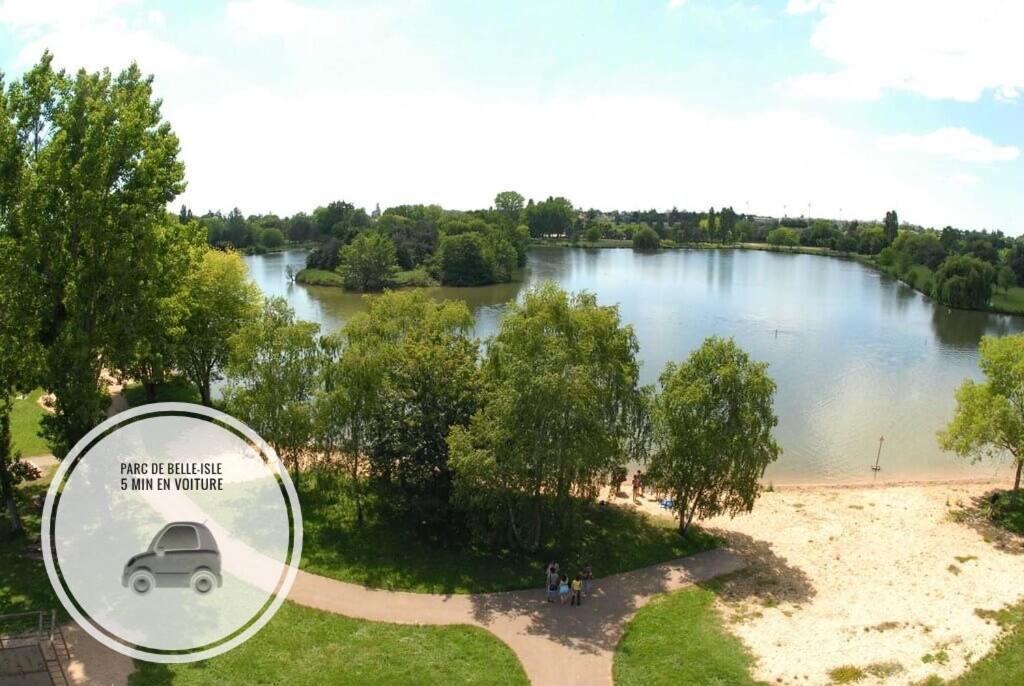 Le Vintage- Gare/Centre, Tout Equipe, Refait A Neuf, Climatisation Chateauroux Luaran gambar